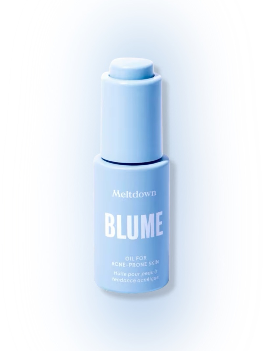 NWT Blume Oil 0.5oz for Acne-Prone Skin - Pastel Blue Bottle
